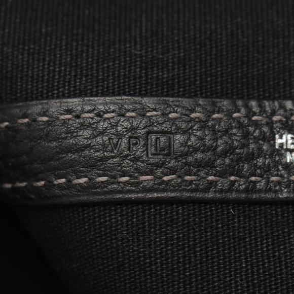 HERMES Garden Party PM Tote Bag Toile Officier Negonda Black - Picture 5 of 8